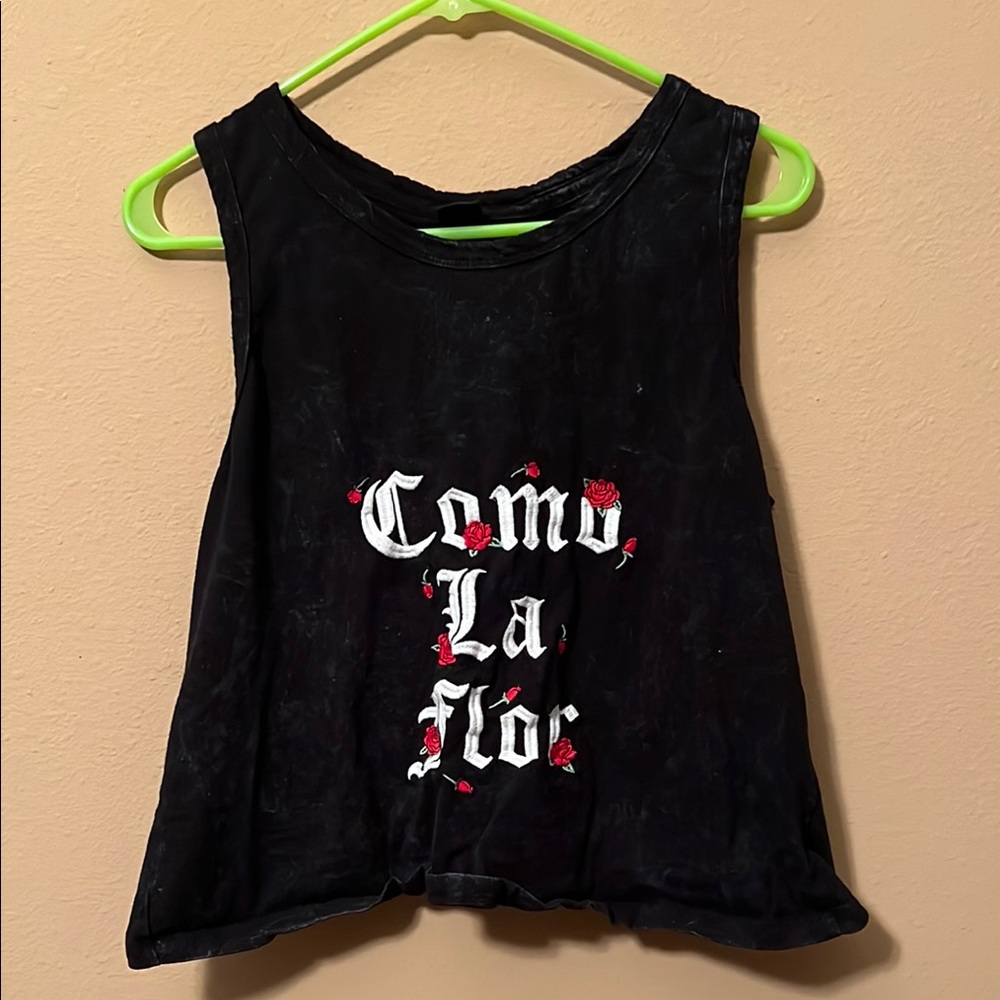 Vibe Black Top with Red Accents